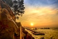 Sunset Rock of Nongsa Batam Indonesia Royalty Free Stock Photo