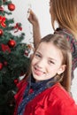 Beuty girl in christmas Royalty Free Stock Photo