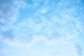 Beutyful blue sky with white cloud. Panorama