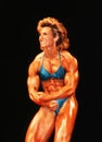 Bev Francis at 1986 IFBB Ms Olympia in New York City Royalty Free Stock Photo