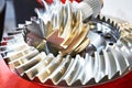 Bevel gear gearbox type in parts store