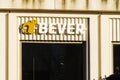 Bever logo on the facade of a store