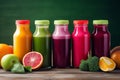 Drink bottle fresh diet raw food smoothie healthy health juice fruit organic vegan Royalty Free Stock Photo