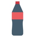Beverage, coca cola Isolated Color Vector Icon that can be easily modified or edit.
