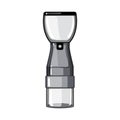 beverage coffee grinder electric cartoon vector illustration