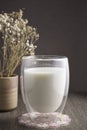Beverage milk , favorite menu fresh milk drink