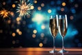 Beverage new celebrate year drink background alcohol party festive toast champagne eve Royalty Free Stock Photo