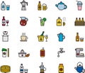 Beverages Icons Set