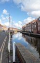 Beverley,England - March, 31, 2019: sensitive and attractive renovation and urban renewal of a run-down area of town Royalty Free Stock Photo