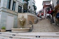 Beverly Hills, California: Rodeo Drive Steps and Fountain Royalty Free Stock Photo