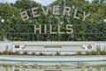 Beverly hills los angeles sign Royalty Free Stock Photo