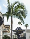 Beverly Hills Rodeo Drive Sign Royalty Free Stock Photo