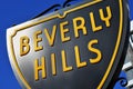 Beverly Hills sign Royalty Free Stock Photo