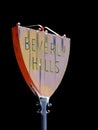 Beverly Hills Sign Royalty Free Stock Photo