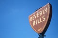 Beverly Hills sign, Los Angeles, CA Royalty Free Stock Photo