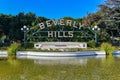 Beverly Hills Sign - Los Angeles, California Royalty Free Stock Photo