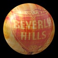 Beverly Hills wooden ball