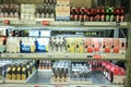 Beverwijk, the Netherlands, december 15th 2018: Beer in liquor store