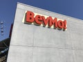 BevMo! Alcohol Retail Store Sign on the Side of a Building Royalty Free Stock Photo