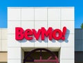 BevMo! sign and logo on retail store. BevMo! is a superstore retailer of alcoholic beverages Royalty Free Stock Photo