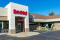 BevMo! sign and logo on retail store. BevMo! is a superstore retailer of alcoholic beverages Royalty Free Stock Photo