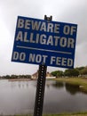 Beware Alligators in the lake..Oh my!