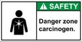 Beware of carcinogens Please. be careful of chemical hazards.,sign safety.
