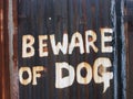 Beware of the dog