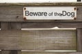 Beware of the Dog Royalty Free Stock Photo