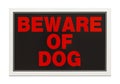 Beware of Dog Sign