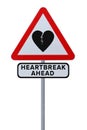 Beware of Heartbreak Royalty Free Stock Photo