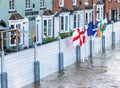 Bewdley flood defence barriers attempt to prevent breaching from critically high river levels