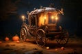 Bewitched Pumpkin Carriage A bewitched pumpkin