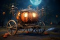 Bewitched Pumpkin Carriage A bewitched pumpkin