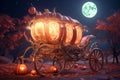 Bewitched Pumpkin Carriage A bewitched pumpkin