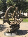 Bewitched Statue. Lappin Park  Salem  Massachusetts Royalty Free Stock Photo