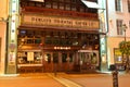 Bewley`s Oriental Cafe of Grafton Street at Night in Dublin, Ireland