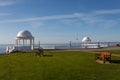 BEXHILL-ON-SEA, EAST SUSSEX/UK - OCTOBER 17 : Colonnade in grounds of De La Warr Pavilion in Bexhill-On-Sea on October 17, 2