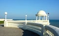 Bexhill-on-Sea. King George V Colonnade domed shelter