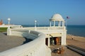 Bexill-on-Sea seafront King George V Colonnade. Sussex UK