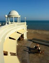 Bexill-on-Sea seafront Colonnade. Sussex UK