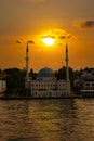 Beylerbeyi Mosque at sunset