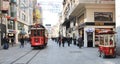 Beyoglu -Taksim tram Royalty Free Stock Photo