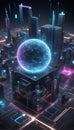 Beyond the Binary: QuantumQuotient\'s 3D Symphony. AI generate