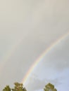 Beyond Horizons: Nature's Double Rainbow Stretches Wide