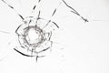 Beyond Impact: The Visual Poetry of a Bullet Through Glass