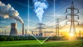 Beyond the Lines: Visualizing the Interplay of Electricity Grid Costs and Environmental Sustainability Generative AI