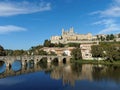 Beziers in autumn, France Royalty Free Stock Photo