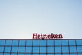 Heineken logo at reseller building