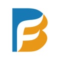 bf fb logo icon template